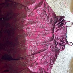 Purple cocktail dress